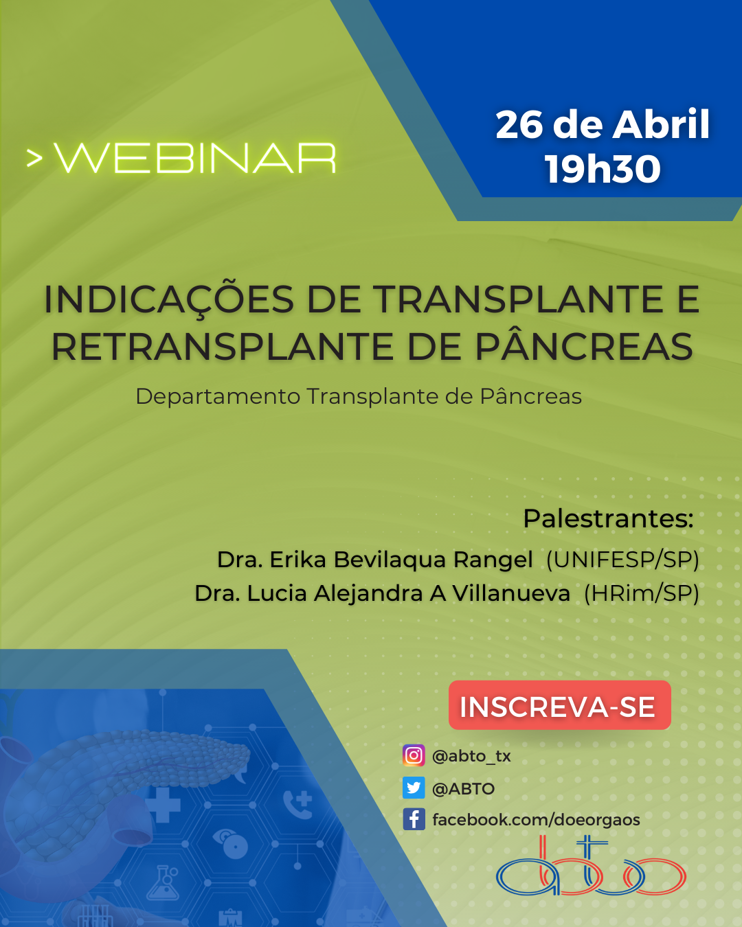 Indicações De Transplante E Retransplante De Pâncreas ABTO Associação Brasileira De Indicações De Transplante E Retransplante De Pâncreas ABTO Associação Brasileira De